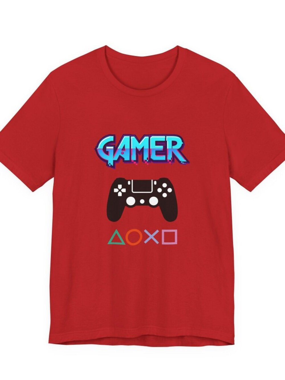 Gamer Unisex Tee | Playstation Controller and Button Icons